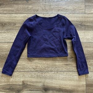 Lululemon Long Sleeve Crop Top